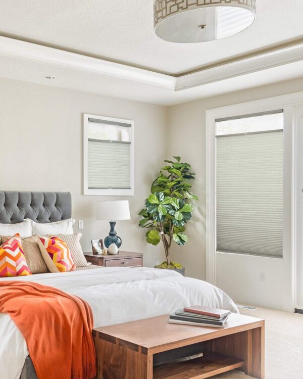 Deluxe Cordless Light Filtering Cellular Shades - Image 40